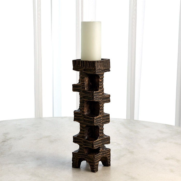 Global Views Brutalist Candleholder