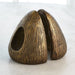 Global Views Yurt Shaped Bookends - Bronze