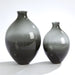 Global Views Grey Amphora Glass Vase