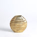 Global Views Chased Oval Vase - Antique Brass