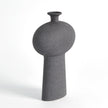 Global Views Folk Vase - Black Stone