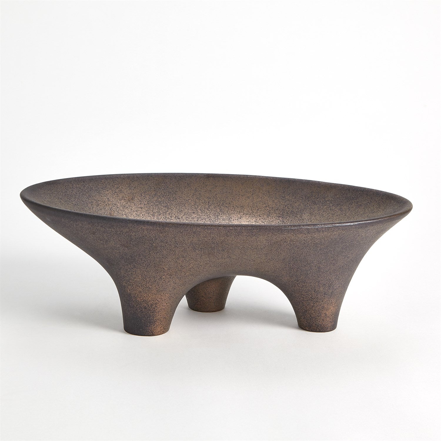 Global Views Opus Triple Leg Bowl - Bronze