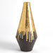Global Views Gold Drip Vase