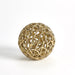 Global Views Jali Ball - Antique Brass