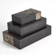 Global Views Gilles Ribbed Horn/Resin Box