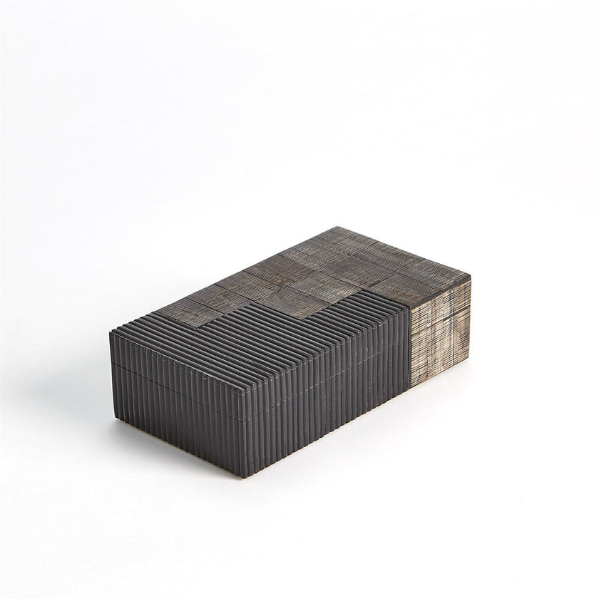 Global Views Gilles Ribbed Horn/Resin Box