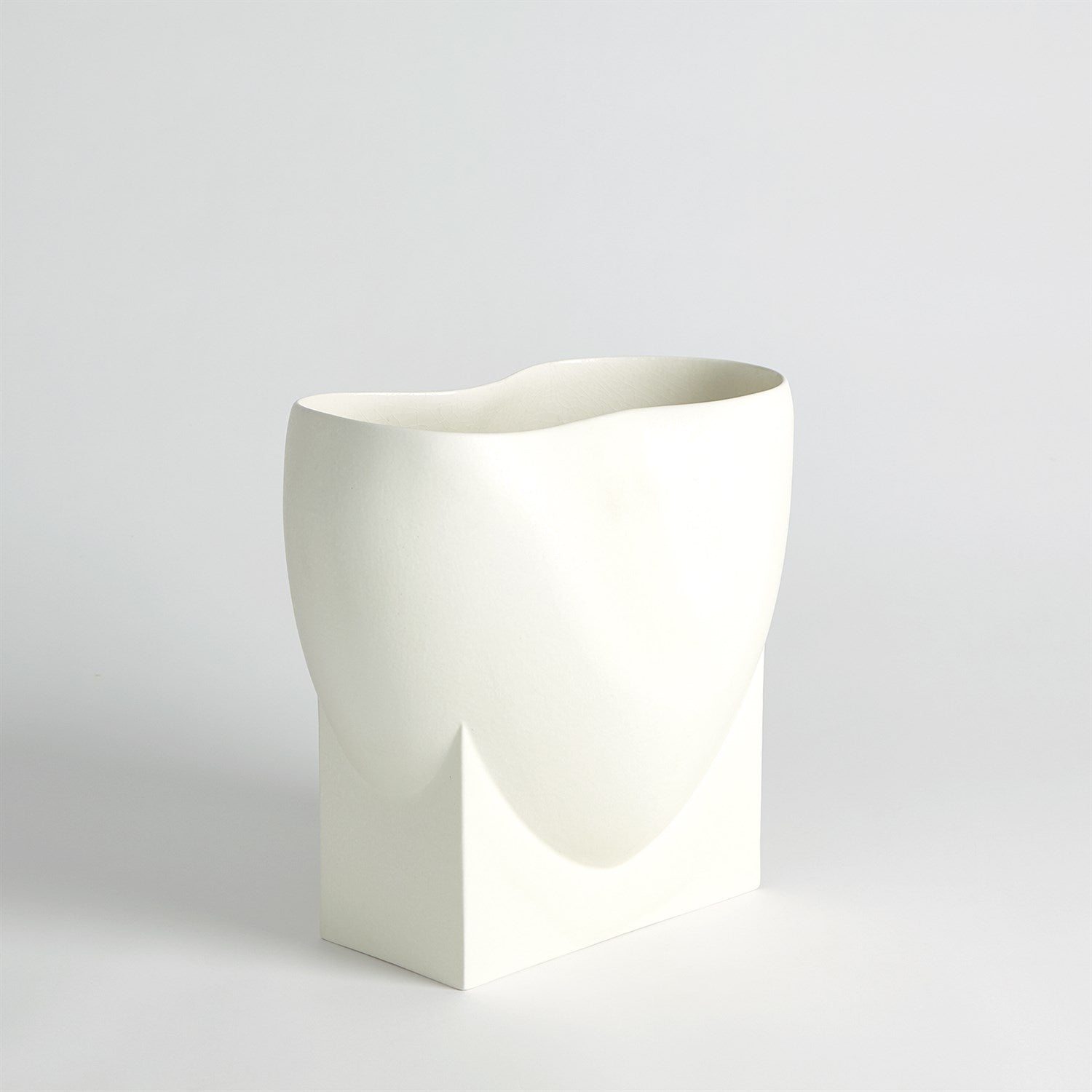 Global Views Orpheus Vases & Bowl - Ivory