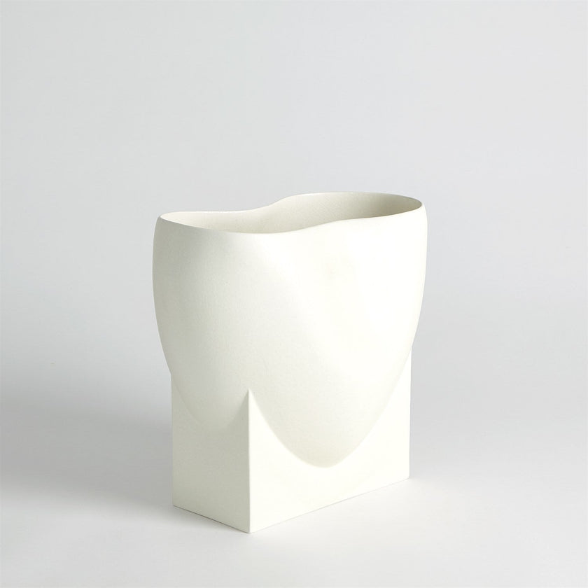 Global Views Orpheus Vases & Bowl - Ivory