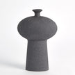 Global Views Folk Vase - Black Stone