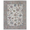 Feizy Dartmouth 39QJF Transitional Floral & Botanical Rug in Ivory/Brown/Blue