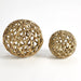 Global Views Jali Ball - Antique Brass