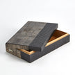Global Views Gilles Ribbed Horn/Resin Box