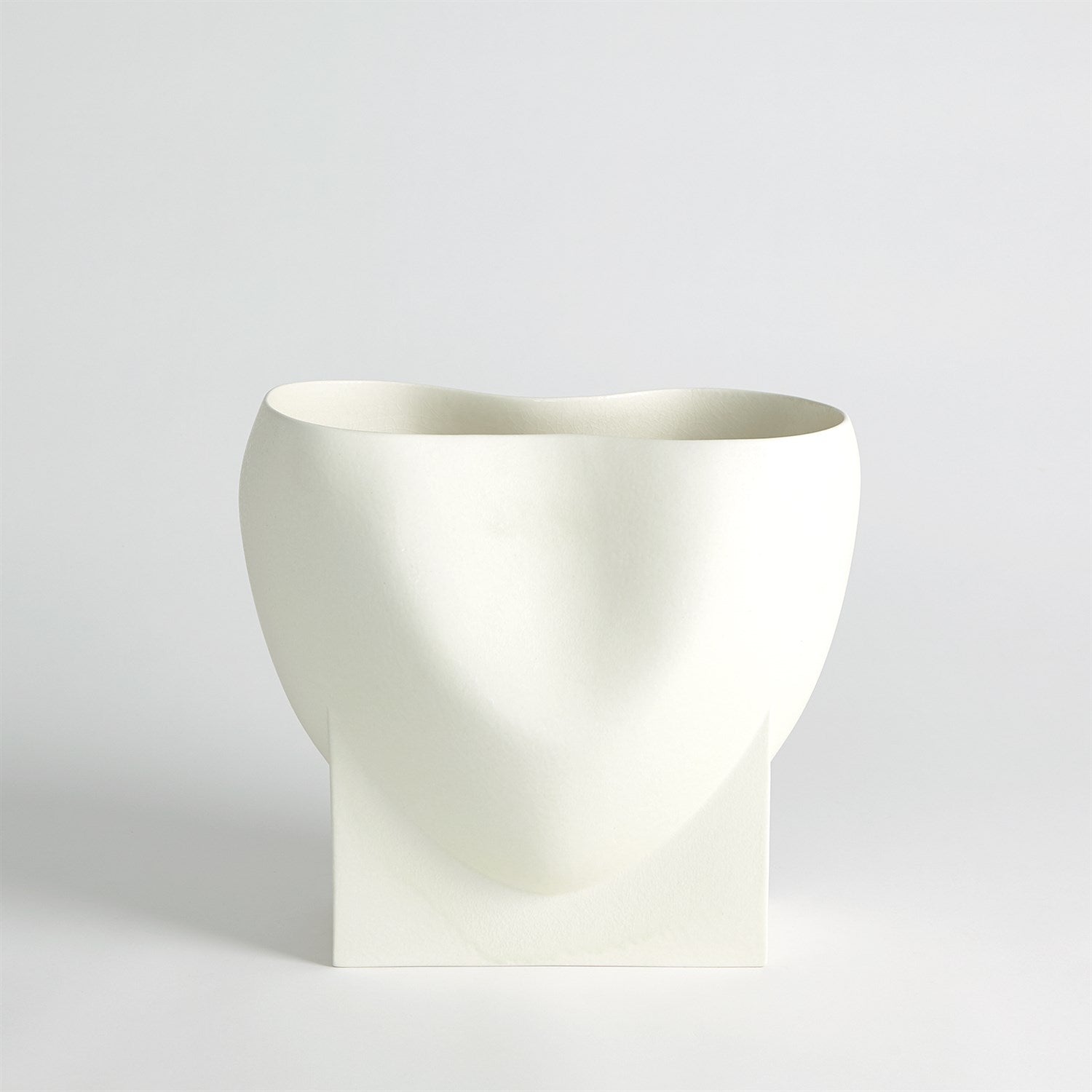 Global Views Orpheus Vases & Bowl - Ivory