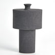 Global Views Folk Vase - Black Stone