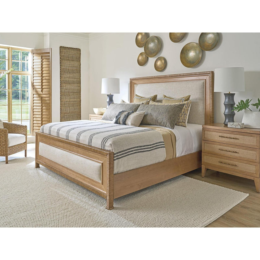 Tommy Bahama Home Key Biscayne Grand Isle Upholstered Bed