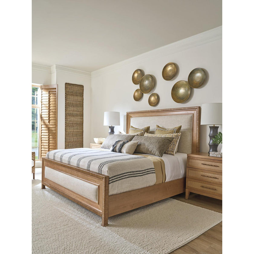 Tommy Bahama Home Key Biscayne Grand Isle Upholstered Bed