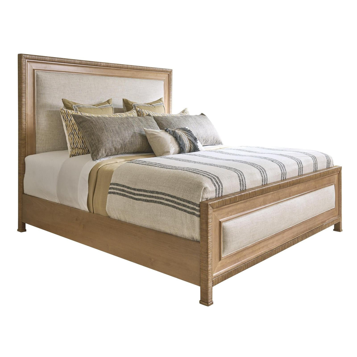 Tommy Bahama Home Key Biscayne Grand Isle Upholstered Bed