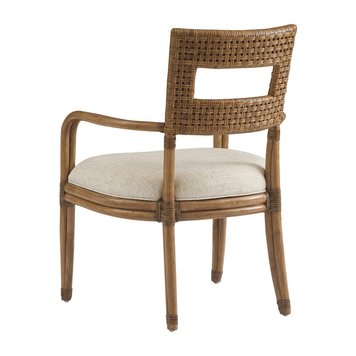 Tommy Bahama Home Key Biscayne Delano Woven Arm Chair