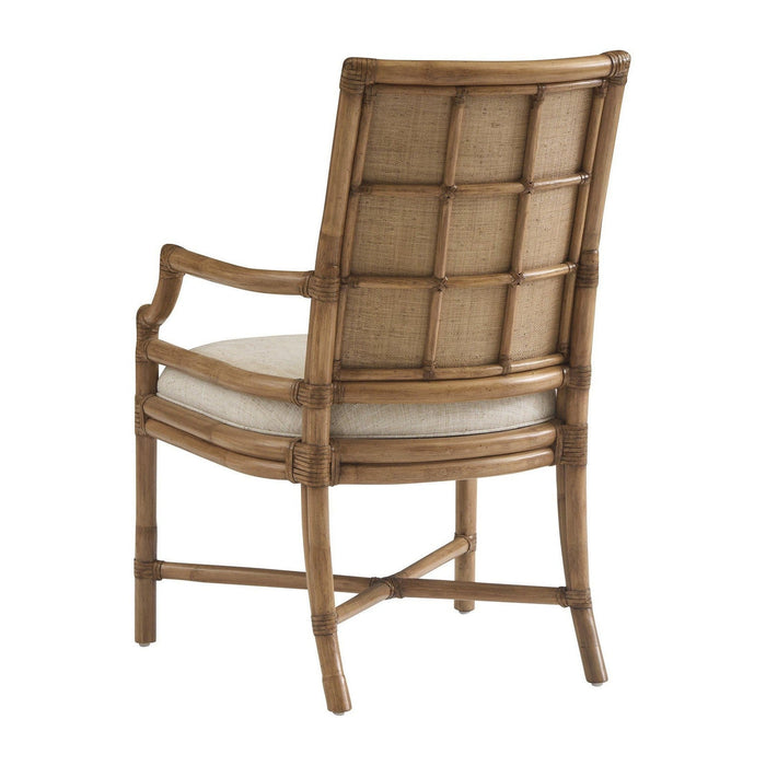 Tommy Bahama Home Key Biscayne Oceanside Rattan Arm Chair