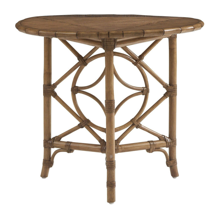 Tommy Bahama Home Key Biscayne Palm Island Drop-Leaf Accent Table