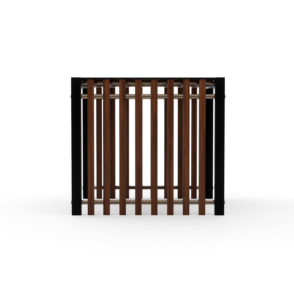 Caracole Pinstripe Dark End Table
