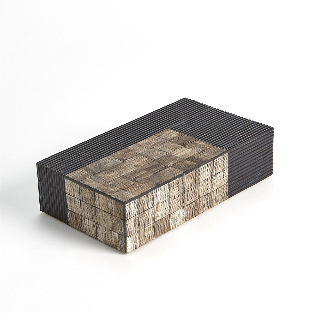 Global Views Gilles Ribbed Horn/Resin Box