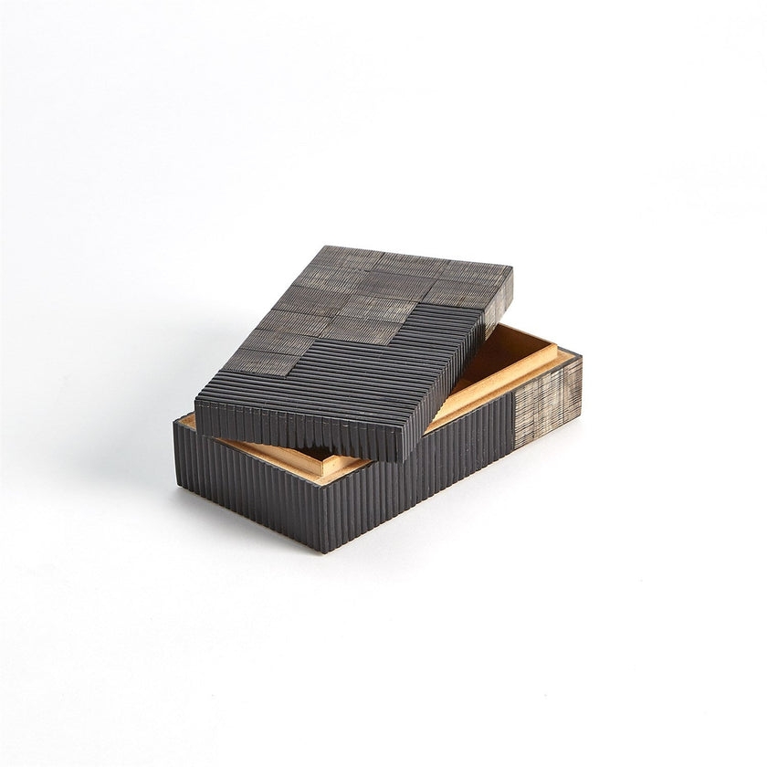 Global Views Gilles Ribbed Horn/Resin Box