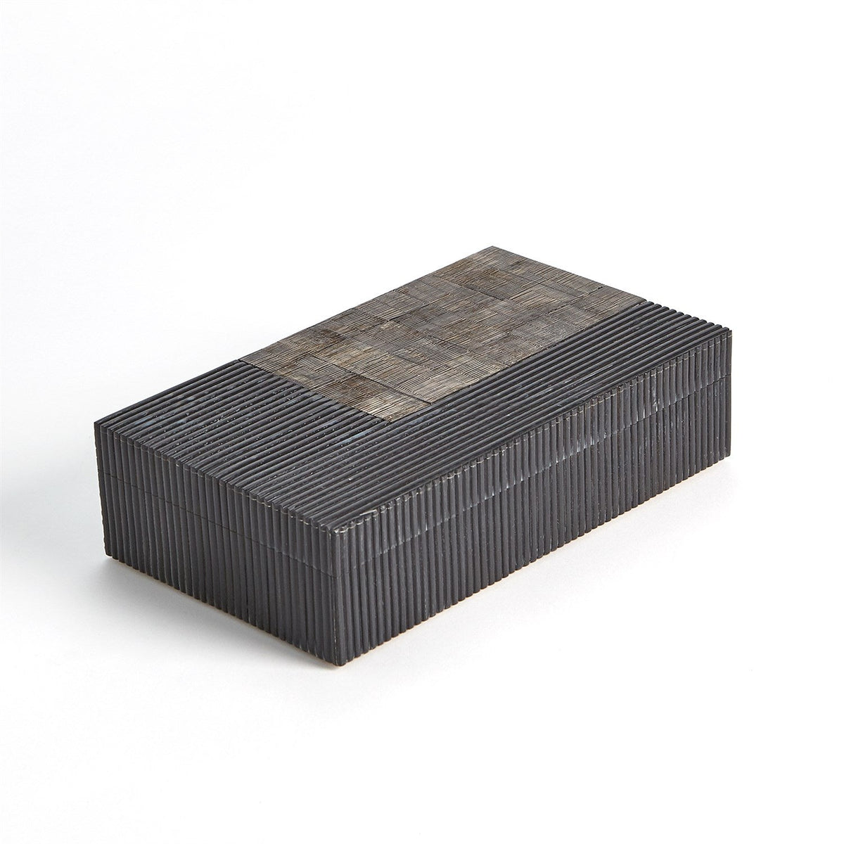 Global Views Gilles Ribbed Horn/Resin Box