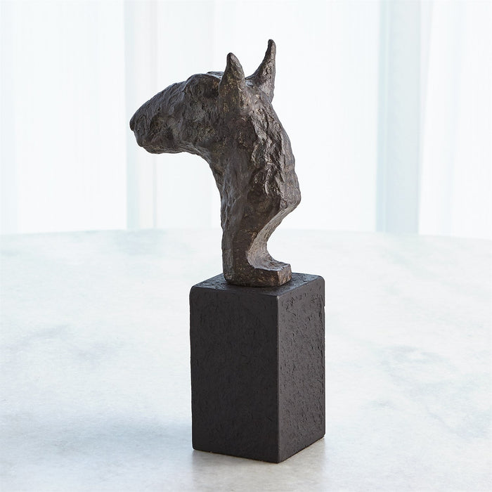 Global Views Bull Terrier Sculpture