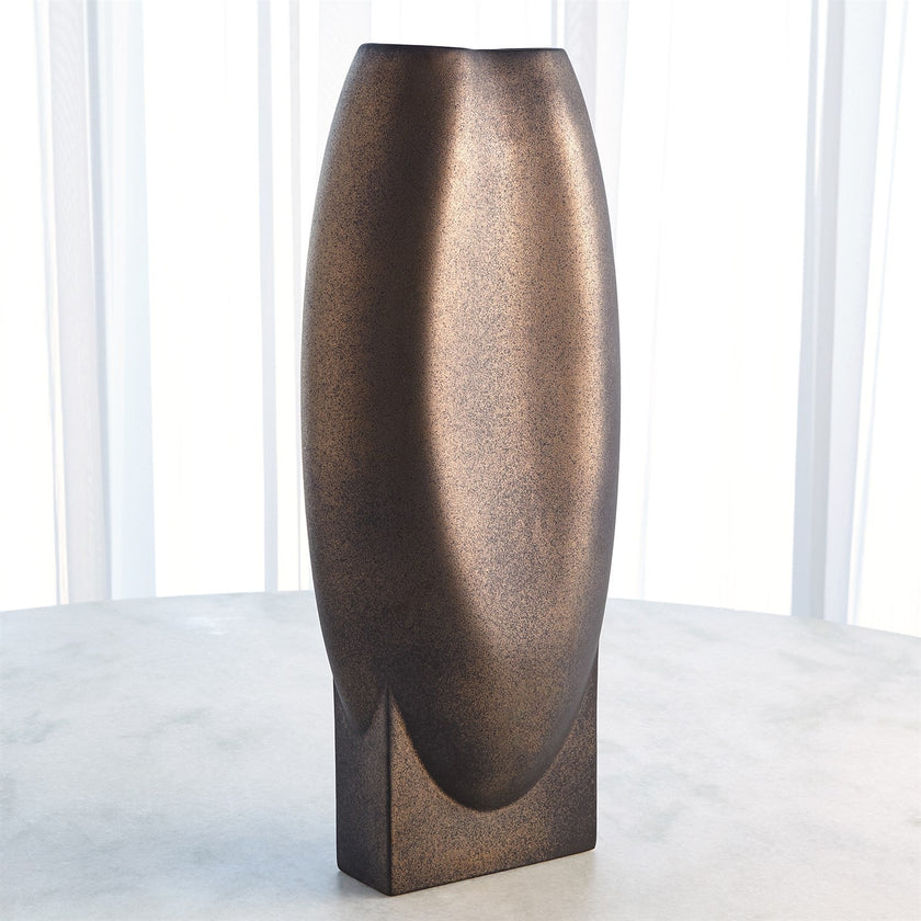Global Views Orpheus Vases & Bowl - Bronze