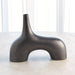 Global Views Stretch Vase - Black