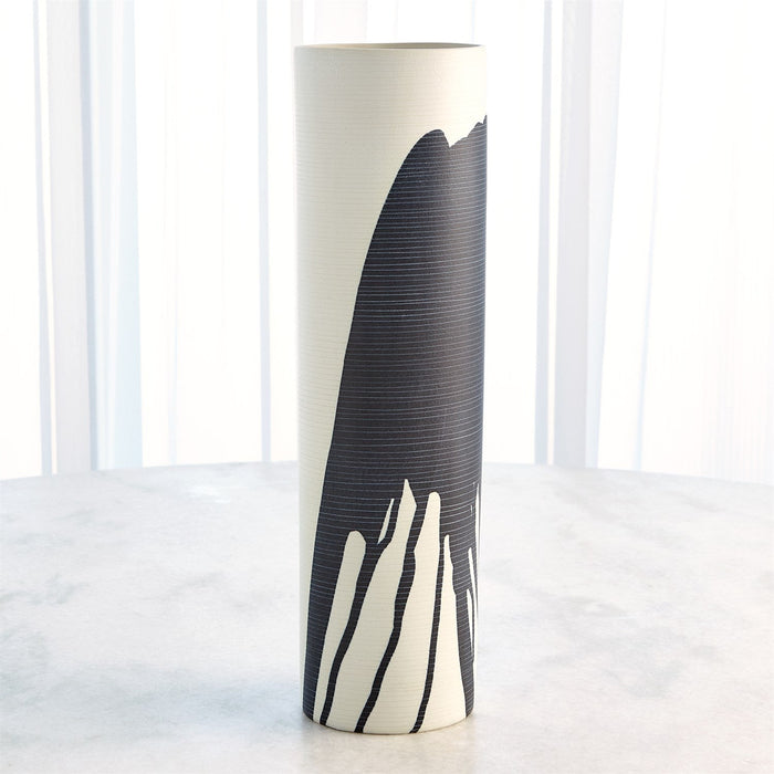 Global Views Splatter Vase - Ink