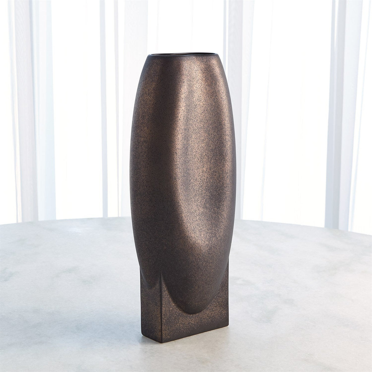 Global Views Orpheus Vases & Bowl - Bronze
