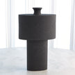Global Views Folk Vase - Black Stone