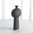 Global Views Folk Vase - Black Stone