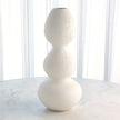 Global Views Torch Vase - Matte White