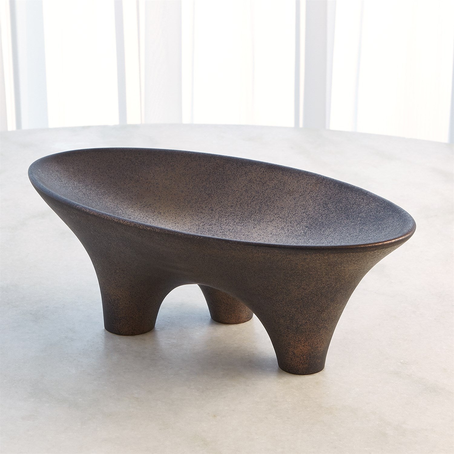 Global Views Opus Triple Leg Bowl - Bronze