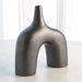 Global Views Stretch Vase - Black