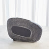 Global Views Offset Square Scratch Vase - Ink