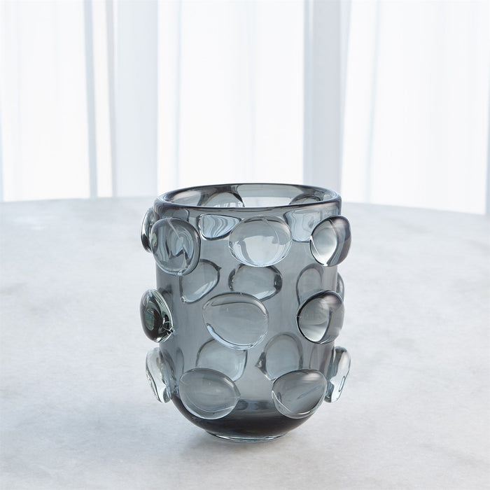 Global Views Rondelle Vase - Grey