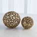 Global Views Jali Ball - Antique Brass