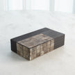 Global Views Gilles Ribbed Horn/Resin Box