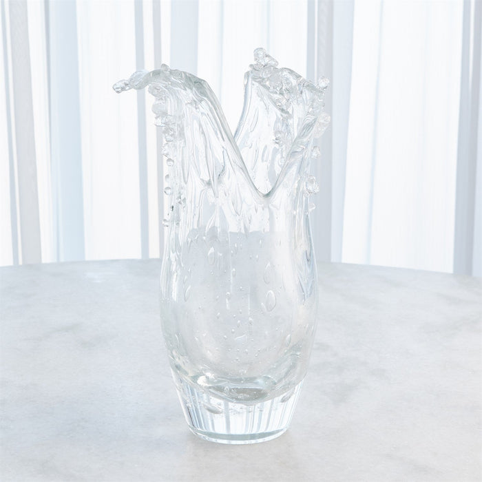 Global Views Dual Wave Bowl & Vase - Clear