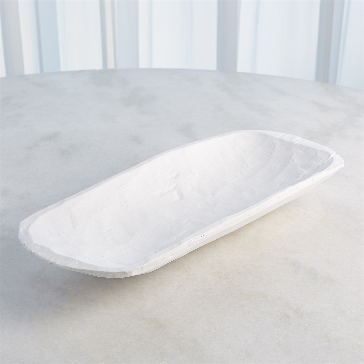 Global Views Faux Timber Rectangular Bowl