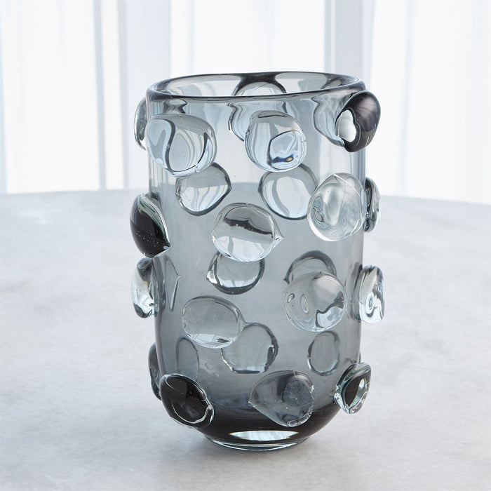 Global Views Rondelle Vase - Grey