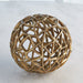 Global Views Jali Ball - Antique Brass