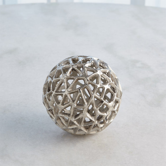 Global Views Jali Ball - Antique Nickel