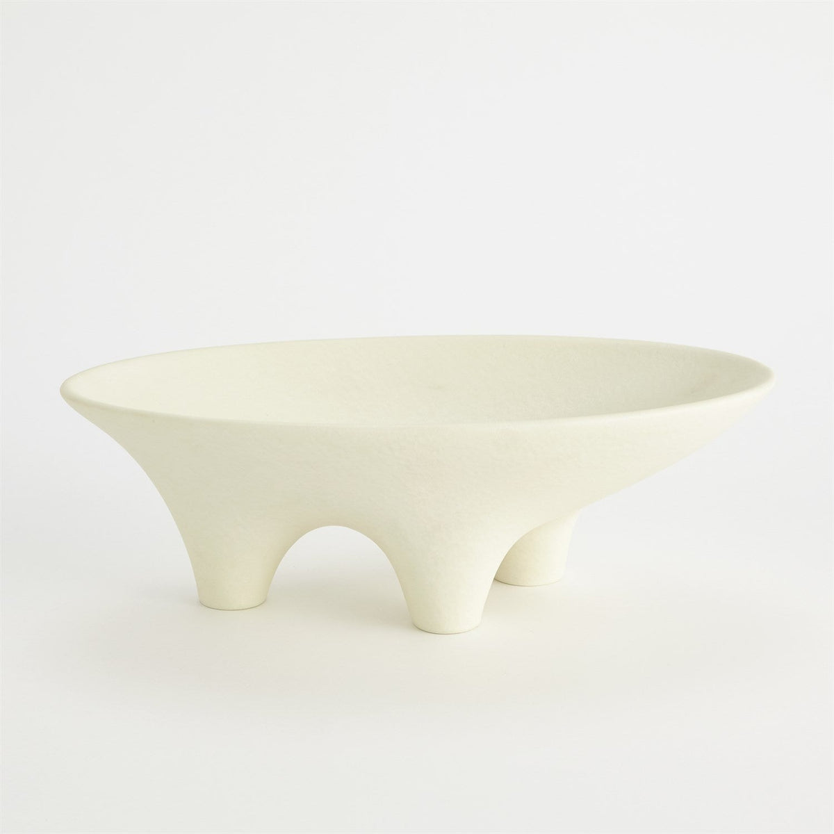 Global Views Opus Triple Leg Bowl - Ivory