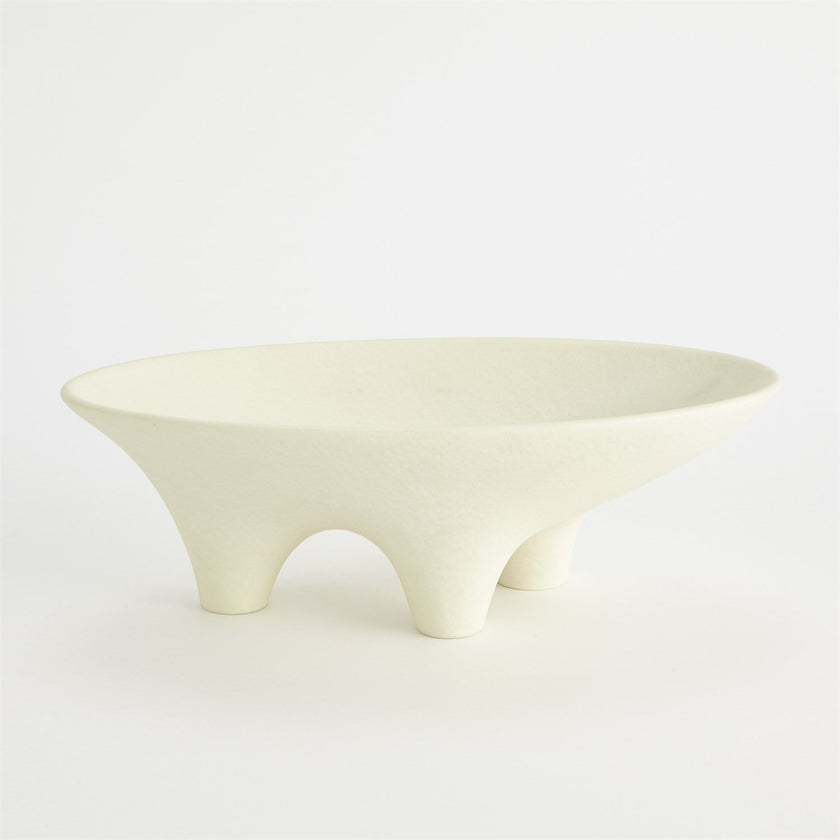 Global Views Opus Triple Leg Bowl - Ivory