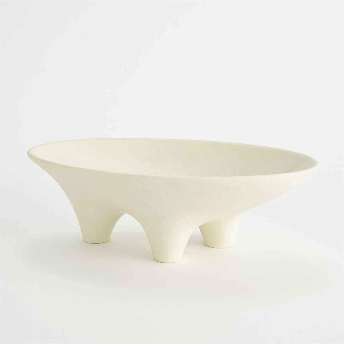 Global Views Opus Triple Leg Bowl - Ivory